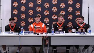 NCAA Football Wartburg Second Round post game press conference [upl. by Sula902]