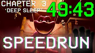 Poppy Playtime chapter 3 SPEEDRUN WORLD RECORD NO GLITCH Full Game 4943 4k [upl. by Sevein]