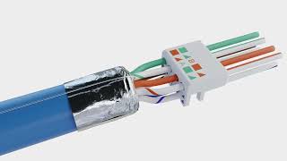 HOW TO INSTALL YOUR RJ45 Cat6A SHIELDED FIELD TERMINATION CONNECTOR FOR MPTL APPLICATIONS [upl. by Stanton700]