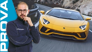 Lamborghini Aventador S  La prova su strada e in pista [upl. by Maunsell]