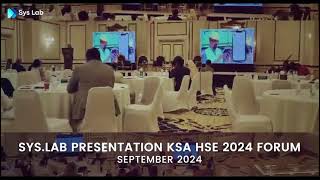 SysLab PresentationKSA HSE 2024 Forum September 2024 [upl. by Elocim]