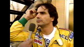 Nelson Piquet verliert F1Cockpit an Michael Schumacher Benetton 1991 RTL [upl. by Nnire]