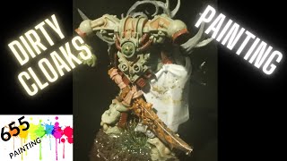 how to paint cloaks on miniatures dirty [upl. by Ahsetal554]