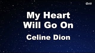 My Heart Will Go On  Celine Dion Karaoke【With Guide Melody】 [upl. by Madden990]