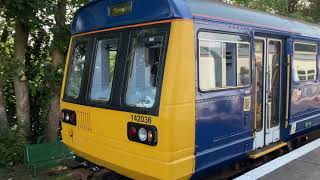 20240825 East Kent Railway 142 036 Arriving at Eythorne [upl. by Joses]