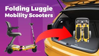 Luggie Travel Scooters  How to fold and load the lightweight Luggie travel scooters [upl. by Legnaros]