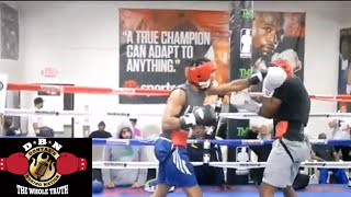 PART 2 DEVIN HANEY VS SHAKUR STEVENSON HEATED SPARRING IN FLOYD MAYWEATHER GYM [upl. by Hola]