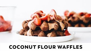 Vegan Paleo Coconut Flour Waffles [upl. by Thomas]