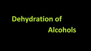 Alcohol Dehydration Reaction Mechanism With H2SO4 [upl. by Kcirad]