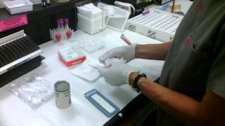 Microhematocrit demo [upl. by Eldrida]