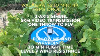 Walkera T210 mini is the most underrated GPS 4K mini drone on the market [upl. by Akcire705]