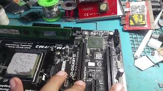 Gigabyte F2A68HMS1 No Display Problem  Gigabyte PCH Problem Solution  FM2FM2 No Display Problem [upl. by Otreblig]