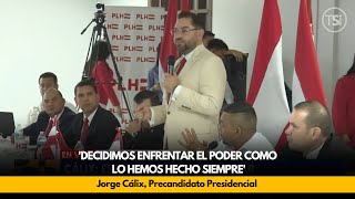 CálixDecidimos enfrentar el poder como lo hemos hecho siempre [upl. by Roots548]