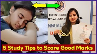 How I Studied for my Exams  AIR 1 Study Tips and Tricks  CA Nandini Agrawal [upl. by Annocahs]