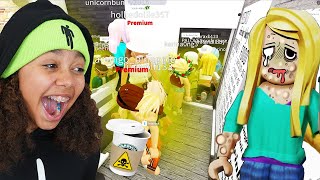 My Starbucks Customers STINK Roblox Bloxburg [upl. by Iznyl627]