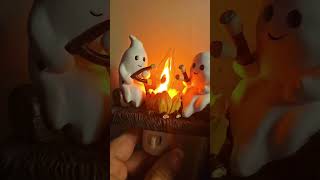 Campfire ghost flickering nightlight lightingdesign holloween nightlighthomehacksforyoufypage [upl. by Attenov494]