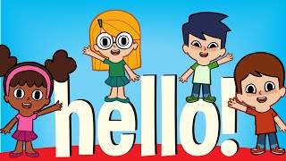 Hello  Kids Greeting Song and Feelings Song  Super Simple Songs [upl. by Idnic]