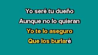 KARAOKE vicente fernandez  no me se rajar LUIS RODRIGUEZ [upl. by Yliak]