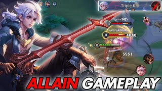 ALLAIN JUNGLE PRO GAMEPLAY  AoV  傳說對決  RoV  Liên Quân Mobile [upl. by Gualterio146]