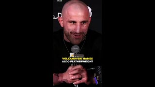 Volkanovski Hails Aldo as Featherweight GOAT [upl. by Seidnac655]