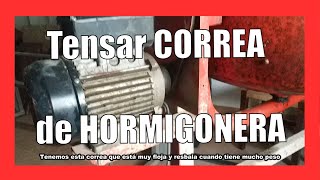 🧱 Tensar correa de Hormigonera 🧱 [upl. by Nodnil188]