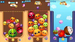 Merge Fruits amp Discover Bigger Delights in Juicy Merge Game Gameplay [upl. by Clarance]