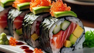 How to make delicious SUSHI 🍣 😋  SUSHI  sweetandsour1313 [upl. by Ecurb]