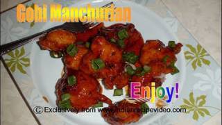 Gobi Manchurian Recipe Video  Cauliflower Manchurian Video Recipe by Bhavna [upl. by Refanej]