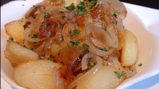 Making lyonnaise potatoes [upl. by Haliek362]