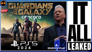 PLAYSTATION 5  JUST LEAKED  NEW STATE OF PLAY LIST OF GAMES  NEW PS5 GUARDIANS OF THE GALAXYC… [upl. by Wicks]