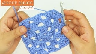 Haz un Granny Square  Gancho  Mini serie de Tejido EP 2 [upl. by Aimaj]