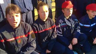 Chant des Jeunes Sapeurs Pompiers de VaisonlaRomaine [upl. by Weismann]