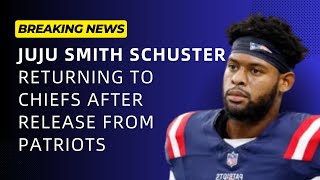 JuJu SmithSchuster returning to Chiefs after release from Patriots [upl. by Ullyot]