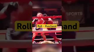 Roll  Overhand Knock Out combo boxingtraining boxingtechnique boxingdrills boxingworkout viral [upl. by Sontag]