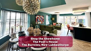 Shop the Showhome  The Poets House at The Burrows New Lubbesthorpe [upl. by Echo]