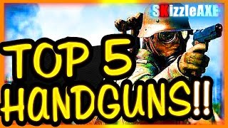 TOP 5 BEST Handguns in Battlefield 1 For Fog of War  BF1 Best GUNS Battlefield 1 Best Weapons [upl. by Garry]