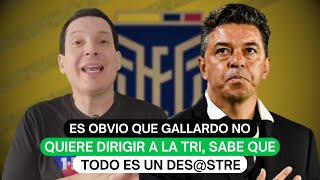 Es obvio que Gallardo no quiere dirigir a la Tri sabe que todo es un desstre [upl. by Vladamir]