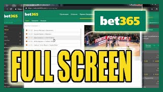 How to watch bet365 live sport events in full screen [upl. by Etterrag935]