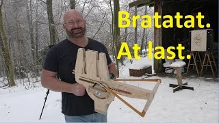 A Dream Came True Home Made Full Auto Crossbow [upl. by Ahsino]