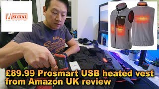 Prosmart Lightweight Heated Vest with USB Battery [upl. by Anhsirk]