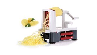 Frucht und Gemüseschneider I Fruit and vegetable slicer quotSPIROMATquot [upl. by Nysilla]