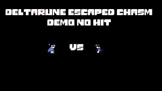 no hit deltarune escaped chasm demo [upl. by Kilah]