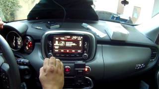 FIAT 500X  Elettronica di bordo uconnect live [upl. by Eidnahs]