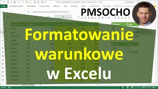 EXCEL  Formatowanie warunkowe [upl. by Godderd934]