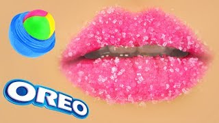 BÁLSAMOS DE LABIOS EXFOLIANTES Y BRILLO LABIAL CASERO 9 RECETAS FACILES [upl. by Maclay]