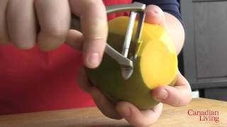 How To Peel And Cut A Mango [upl. by Ykcir]