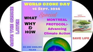 EVSOZONE DEPLETION OZONE DAY [upl. by Nosirb]