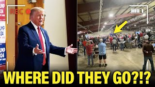 Trump Rally FAILS MISERABLY ONLY THREE PEOPLE SHOW UP [upl. by Binetta337]