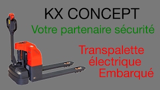 KX CONCEPT  Transpalette électrique embarqué pour les camions [upl. by Aronas]