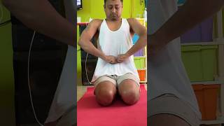 Mandukasana for diabetes shorts yoga fitness [upl. by Eintruok438]